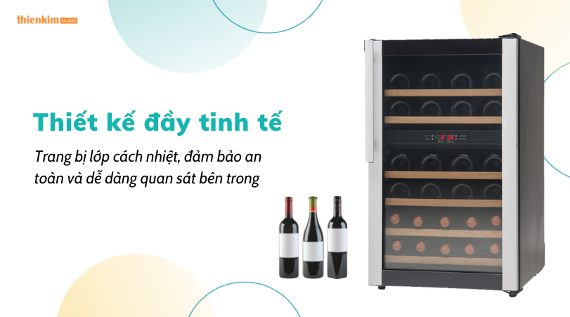 Tủ rượu Hafele HW-G32A 534.16.960 tinh tế